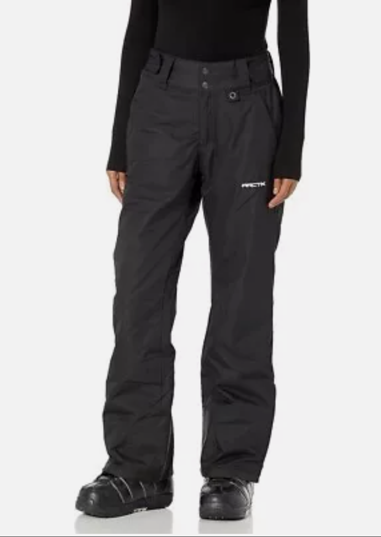 ARCTIX WOMEN'S INSULATED SNOW PANTS WINTER SKI MOSITURE WICKING - LARGE/SHORT