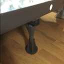 2 x 4PCS Steel Stem Plastic Bed Frame Feet That Replace Your Wheels. Raise Bed 2.25". Keep Bed Stationary Without Damaging Floor