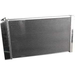 IKON MOTORSPORTS, Radiator Compatible With 1974-1987 Chevy Camaro Nova C/K Series C10 C20 C30 K10 K20 K30 K5 Blazer Buick Regal Suburban, Aluminum Performance Cooling Racing Radiator Replacement