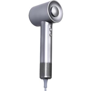 1600W High Speed Professional Hair Dryer Multi-Temperature Control for Fast Drying 110000 RPM Motor for Home Travel Salon (Grey)