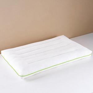 Low Profile Flat Thin Pillow (3.35) for Stomach & Back Sleepers, Soft Flat Bed Pillow with 7D Fiber Fill & Cotton Cover, Standard Size, Machine Washable