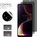 VIESUP [2 PACK Anti-spy Anti-Scratch 9H-Hardness Easy to Install Privacy Protective Glass Screen Protector for Boost Mobile Celero5G+ PLUS 7.0