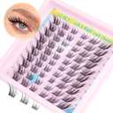 ALICE Natural Lash Clusters DIY Lash Extensions Eyelash Extensions Wispy 3D Cat Eye Eyelash Clusters Left & Right Individual Lashes
