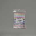 20 Sheets Color Coding Labels - Laser Shiny Sparkle Circle Dot Stickers, 1/4" Round Sparkle Dot Stickers