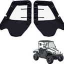 Soft Cab Enclosure Side Door, 900D Oxford Cloth for Hisun 500 700, Axis 500 700, Heavy Duty Zipper Window for Coleman 500 700, Massimo MSU500