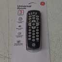 GE Universal Remote Control for Samsung, Vizio, LG, Sony, Sharp, Roku, Apple TV, RCA, Panasonic, Smart TVs, Streaming Players, Blu-ray, DVD, 3-Device, Black, 34456