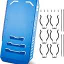 Aluminium Skid Plate Lower Engine Chassis Protection Guard for 2014-2023 Harley Touring Street Electra Road Glide King, Blue