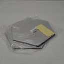 Abyssaly Hexagon Mirror Stickers for Walls 4 Pack 11.8''x11.8'' Self Adhesive Flexible Acrylic Wall Mirrors Decorative Peel and Stick Mirror Tiles 2mm Thick Stick on Mirrors for Wall Door Locker