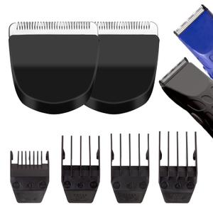 2 Pack Professional Peanut Clipper/Trimmer Snap On Replacement Blades #2068-300 - Compatible with Wahl Peanut Hair Clipper/Trimmer, Black