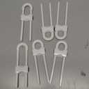 Baby Proofing Cabinets, Cabinet Locks for Babies, U-Shaped Child Locks for Cabinets, Child Proof Cabinet Latches, Child Safety Cabinet Locks with Adjustable by SPISPI (Pack of 6)