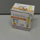 Dimmable T6 LED Bulbs, 8W E12 Edison Light Bulbs Soft White 3000K,800lm, 100W Candelabra Incandescent Bulbs Equivalent Vintage LED Filament Edison Candle Bulb with Decorative, 6Pack.