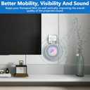 CUHIOY Wall Mount Holder for Homepod Mini, Plug Mount with Cord Management, No Messy Wires or Screws, Perfect Space-Saving Accessories for HomePod Mini (White, 1 Pack)