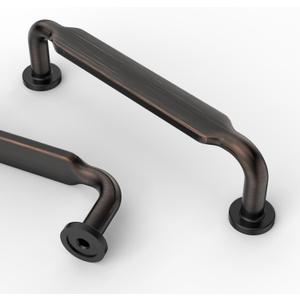 Asidrama 10 Pack 3.75 Inch(96mm) Oil Rubbed Bronze Kitchen Cabinet Handles, Cabinet Pulls Kitchen Cabinet Hardware for Cupboard Drawer Pulls (3.75" Hole Center)