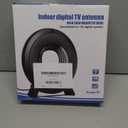 TV Antenna Indoor for Local Channels, 2025 Long Range Antenna for Smart TV 360 Reception,Digital TV Antenna for All Smart/Old TVs, Supports 4K 1080P HD VHF UHF