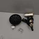 slopehill Dual Voltage Travel Mini Hair Dryer, Lightweight Ionic Blow Dryer, Professional Fast Drying, Compact Portabe Quiet Hairdryer with Magnetic Diffuser for Women, International European 100-240V (Stone)