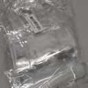 10 PCS Clear Gift Bags with Handles(2.7x9.8x5.9 Inch) Reusable Transparent PVC Tote Goodie Bags Bulk Wedding Birthday Holiday Party Favors Supplies Wrap Basket Stuffers Goody Pouch Baggies for Presents