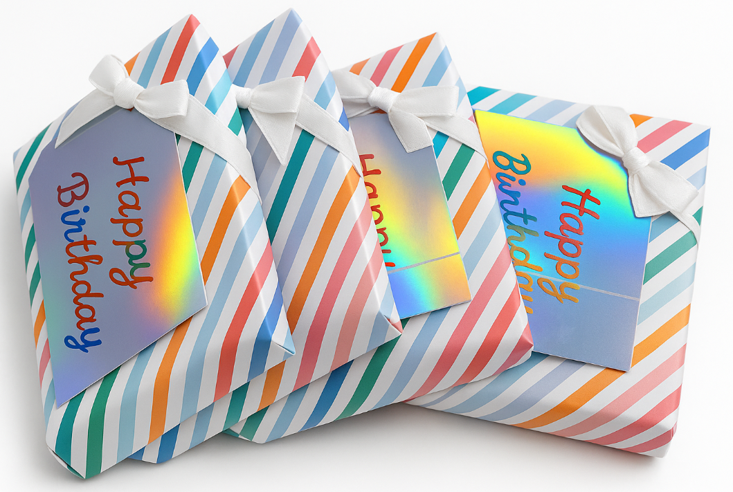 Happy Birthday Gift Card Holder 4 pack
