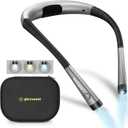 Glocusent Book Light with EVA Case, 3-Color & 6-Brightness Reading Light, Bendable Neck Light, Durable Rechargeable Lamp, Perfect Book Light for Reading in Bed, Knitting, Repairing, Book Lovers Gifts