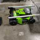 Greenworks 60V 21" Brushless (Push) Cordless Lawn Mower, 5.0Ah Battery (1/2 Acre, Rapid Charger, 4-in-1, LED Lights, IPX4)
