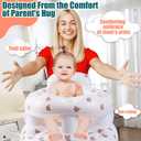 Upgraded Inflatable Baby Seat for Babies 3-36 Months, Inflatable Baby Chair Sit Me Up Floor Seat for Baby, Back Support Baby Seats for Infants for Sitting Up with Built in Air Pump