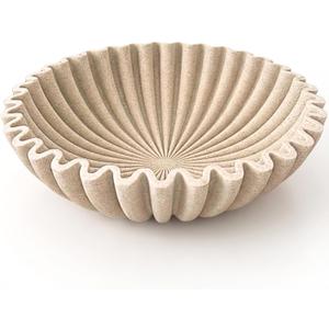OAKOA Large Decorative Bowl for Home Decor - Purse Bowl Decor - Key Bowl for Entryway Table - Coffee Table Bowl - Organic Modern Home Decor