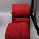 Ella Jayne Microfiber Down-Alternative Solid Color Comforter - Red - King (102"x90")