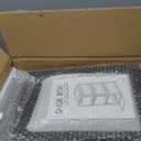 12 Pack Acrylic Clear Shoe Boxes Ultra Clear Plastic Stackable Sneaker Storage For Sneakerhead. Professional Grade Shoe Display Case with Magnetic Door .Boots and Hat Organizer.Fits US Size 15 (Black)