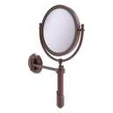 Allied Brass  Soho Collection Wall Mounted Make-Up Mirror 8 Inch Diameter  with 3X Magnification Make-Up Mirror Antique Copper