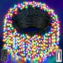 Guhope Christmas Lights 131FT 400 LED, Christmas Tree Light with 8 Lighting Modes, Outdoor Waterproof String Lights with Remote and Timer, Fairy Light for Holiday Decor (Multicolor)