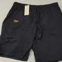 JMIERR Mens Casual Shorts - Cotton Drawstring Summer Beach Stretch Twill Chino Golf Shorts, 34