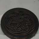 UBP18181-BR 18-Inch Cast Stone Umbrella Base, Made from Rust Free Composite Materials, Bronze Powder Coated Finish