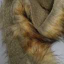 Shaggy Plush Faux Fur Fabric Precut Strips Faux Fur Ribbon Fluffy Fuzzy Fur Patches Fabric Trim DIY Craft Fur for Gnomes Beard Hair Cosplay Costume Dwarf Decoration Chair Cover Seat Cushion Pad