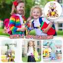 36 Pcs Welcome Back to School Gifts for Students Mini Stuffed Plush Animal Keychains Bulk First Day of School Plush for Classroom Goodie Bag Fillers Party Supplies