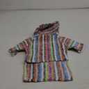 Mexican Dog Poncho Doggo Hoodie Baja Ponchos Blanket for Dogs Costume Pup Crew Pajamas Chihuahua Sweater Clothes from Small, Medium to Big Dog Made in Mexico with Recycled Fabric (3, Multicolor)