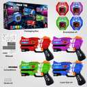 Laser Tag Guns Set of 4 Laser Tag Guns with Digital LED Score Display Vests,Gifts for Teens and Adults Boys & Girls,Adults and Family Fun,Gift for Kids Ages 8 9 10 11 12+Year Old Boy