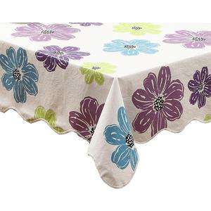 Waterproof Vinyl Tablecloth with Flannel Backing  Heavy Duty, Wipeable, Spillproof, Stain-Resistant, Oblong (60" x 90")  Indoor & Outdoor Use