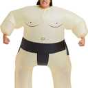Sumo Wrestler Inflatable Costume Blow up Sumo Costumes for Halloween Cosplay Party, One size