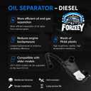 PC3Z-6A785-A Air Oil Separator Assembly Compatible with Ford F250 F350 Super Duty 2023-2024 OR 2011+ 6.7L Powerstroke Diesel - PCV CCV Vent Valve Engine Crankcase