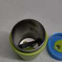 DLOCCOLD 12 oz Insulated Stainless Steel Straw Tumbler, Reusable Sippy Cup With Leak-Proof Spill Resistant Flexible Straw Lid, Cups, Easy to Clean, Water Bottle, Great for Travel, Home (Fruit Green)