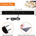 Thermo Bucket Belt Heater with 6.5ft Power Cord for 2-5 Gallon Buckets Chicken Water Heater Automatic Freeze Protection for Poultry Waterers in Winter