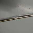 AIZESI One-Piece Brushed Gold Tension Shower Curtain Rod 54-90" No Drilling