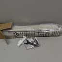 UNISHADES no Drill Cordless Roman Shades for Windows, 36" W × 64" H - 100% Blackout - Linen - Beige
