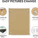 Hongkee 22x28 Frame, Distressed White Wood Style - Display Posters 18 x 24 with Mat or 22x28 without Mat, Wall Mounting Horizontal and Vertical, 1 Pack
