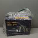 SHEUMNT Stainless Steel pots and pans set, 6 Piece Nonstick Induction Kitchen Cookware Set, Works with Induction/Electric and Gas Cooktops, Nonstick, Oven Safe, Camping Cookware