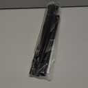 AIZESI Black Shower Curtain Rod 43 to 73 Inch Spring Tension Curtain Rod, Never Rust, Curtain Rods No Drilling, Adjustable Curtain Rods for Window, Bathroom, Kitchen, Doorway