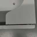 9-inch Paper Plate Dispenser Under Cabinet, Bamboo Paper Plate Holders, Kitchen Counter Vertical Plate Dispensers Holders Countertop Caddy(For 9-inch Plates, White)