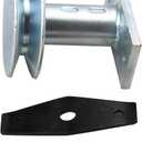 687-02528 Blade Adapter for MTD Craftsman Yard-Man Troy-Bilt Lawn Mower TB220 TB230 TB240 TB250 TB260 TB270ES TB280ES, 68702528 25mm Drive Pulley Adapter + Bolt + Blade Washer