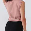 Women's Workout Tank Tops 2025 Summer Yoga Shirts Athletic Top Gym/Running Cropped Tank Tops (Pink, L)