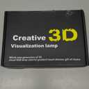 3D Illusion Night Light, 16 Color Night Light - 3D LED Intelligent Remote Control Lamp for Children's Room Decoration and Children's Gifts