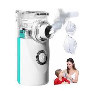 Hand Held Nebulizer (White) Two Airflow Levels, Ultra quiet, Low Power Consumption